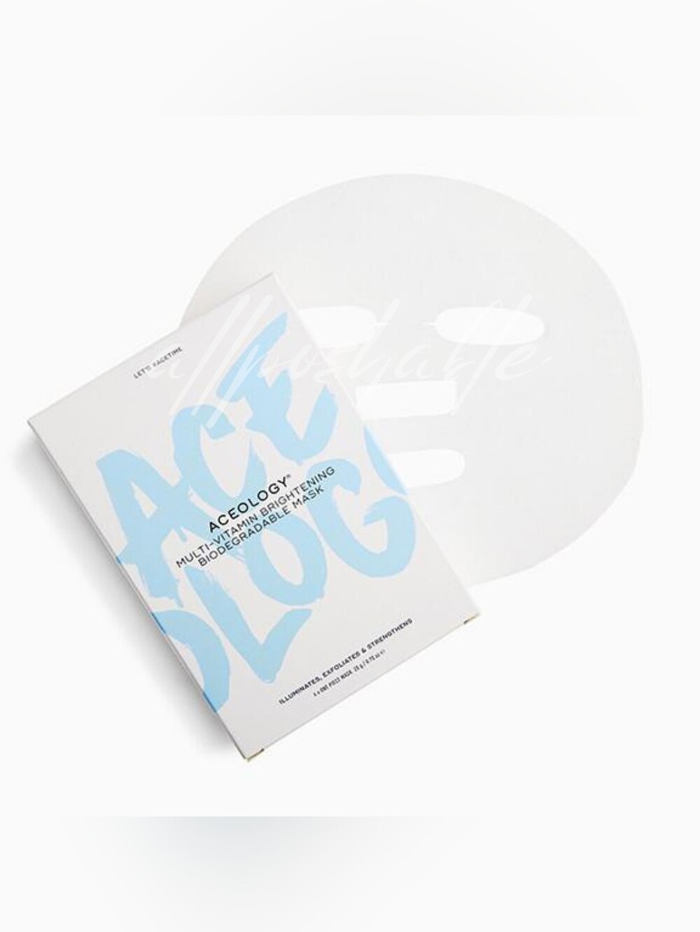 The Aceology Multi-Vitamin Brightening Biodegradable Mask - 4 pk